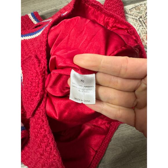 Frances Valentine Angie Cardigan Coat in Red size XS - Picture 6 of 7